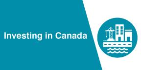 Investing in Canada white text on blue background 